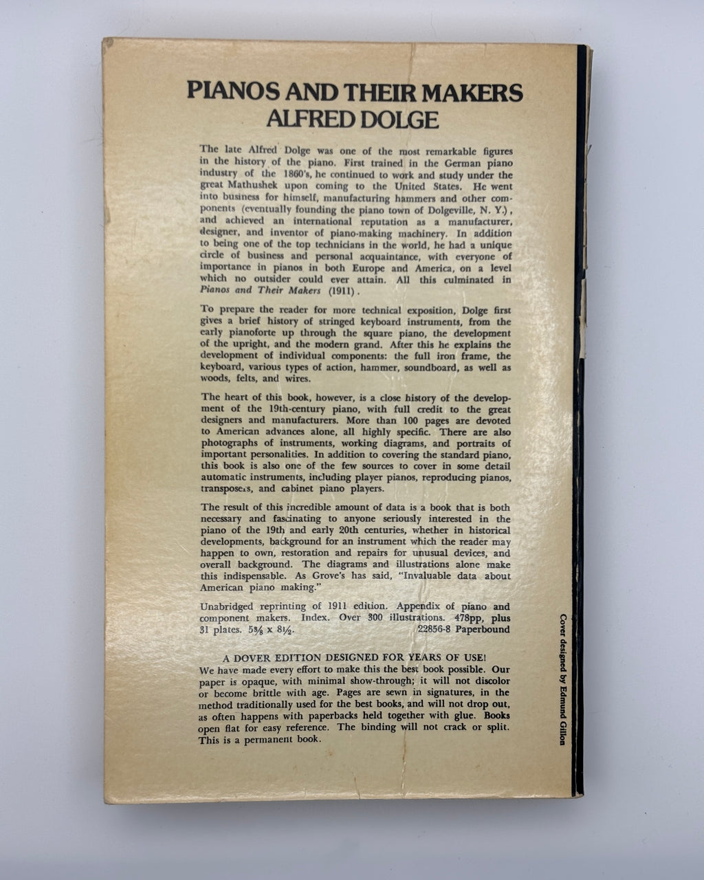 Pianos and Their Makers - Alfred Dolge (Used - Acceptable)