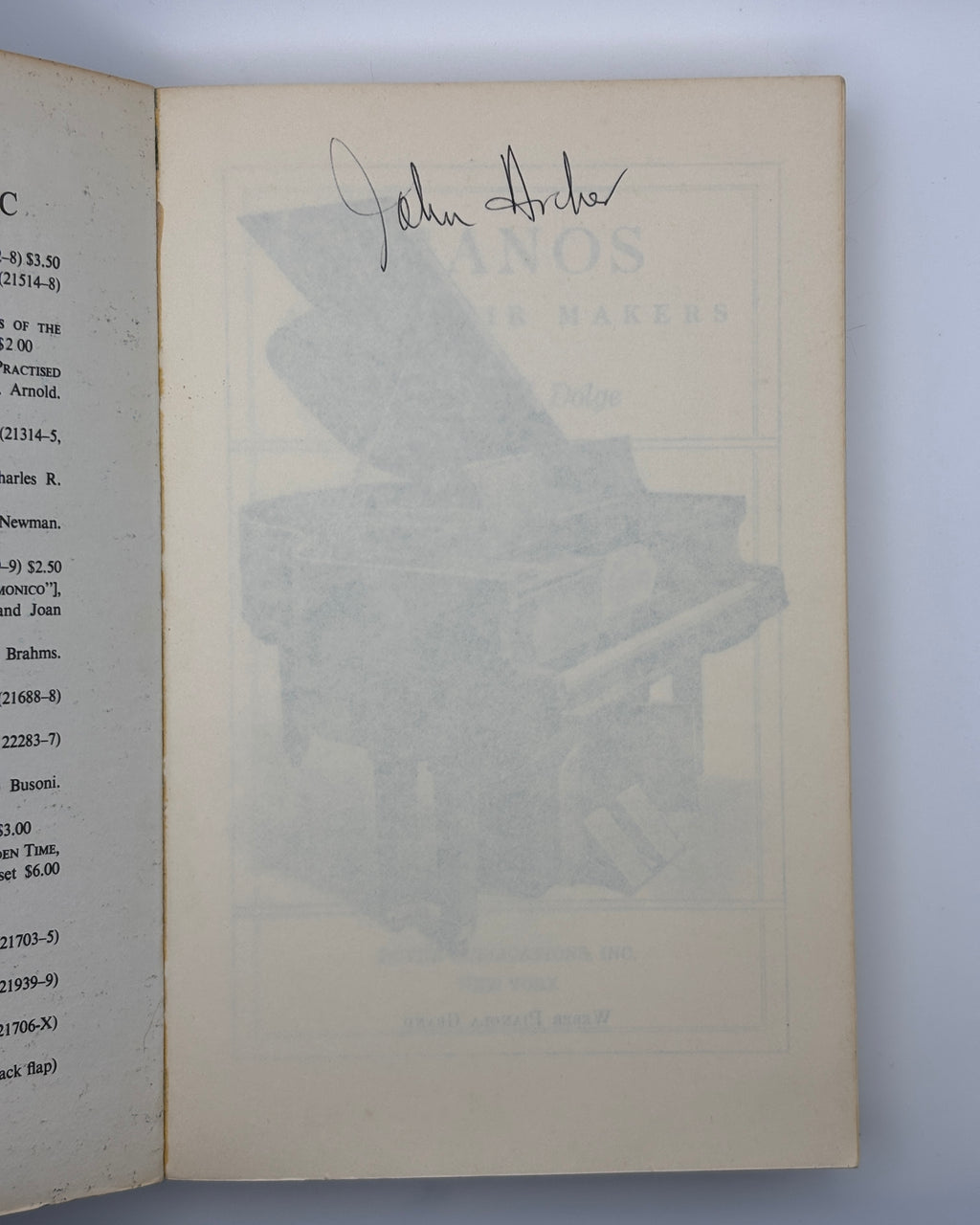 Pianos and Their Makers - Alfred Dolge (Used - Acceptable)