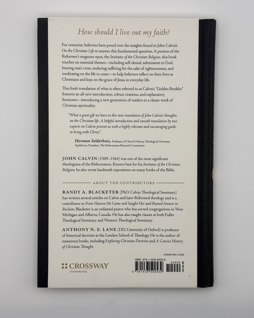 On the Christian Life - John Calvin (Like New)