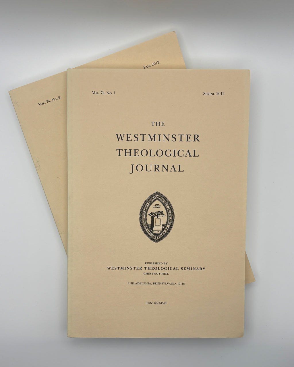 Westminster Theological Journal, Vol. 74, No. 1 & 2 (New)