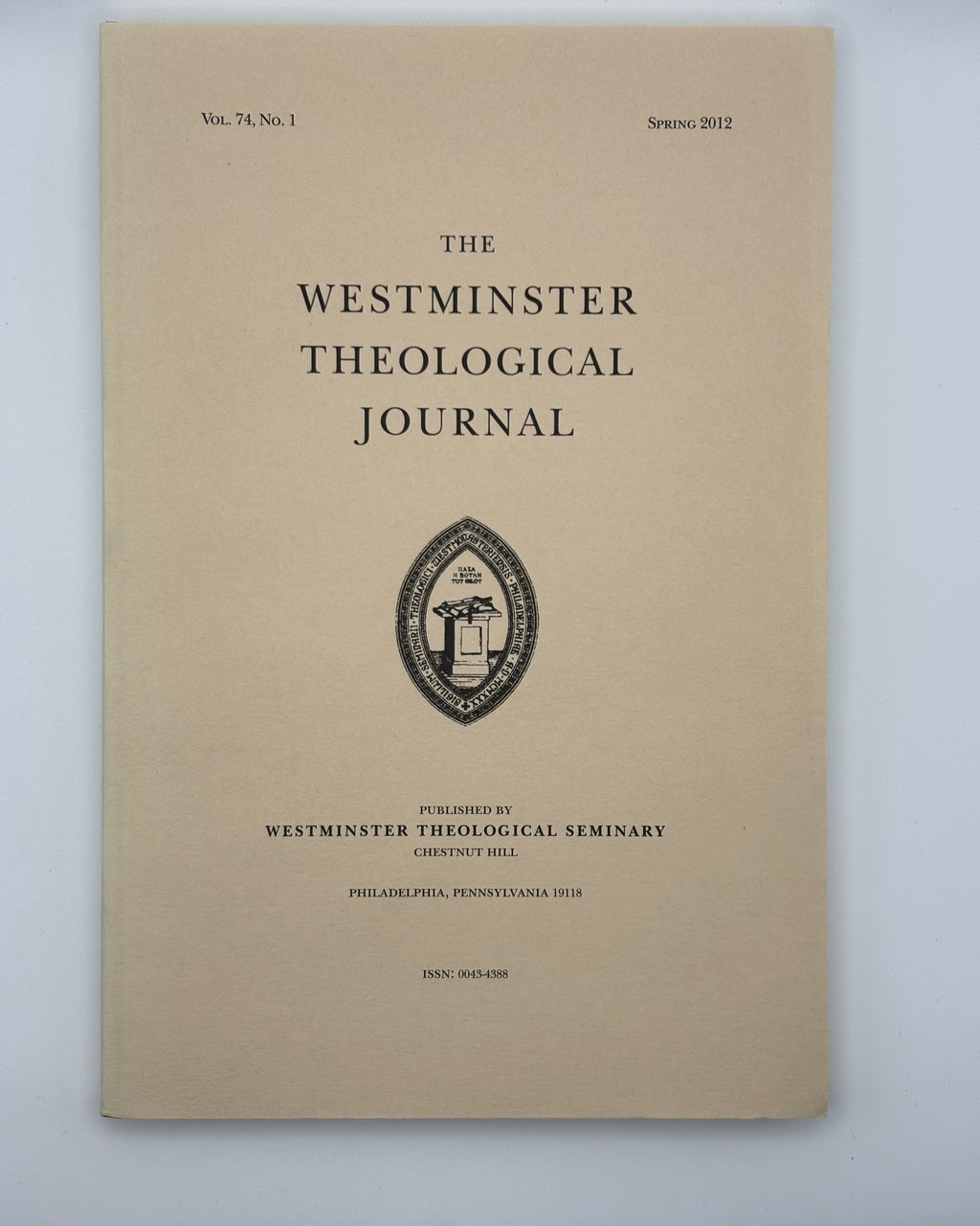 Westminster Theological Journal, Vol. 74, No. 1 & 2 (New)