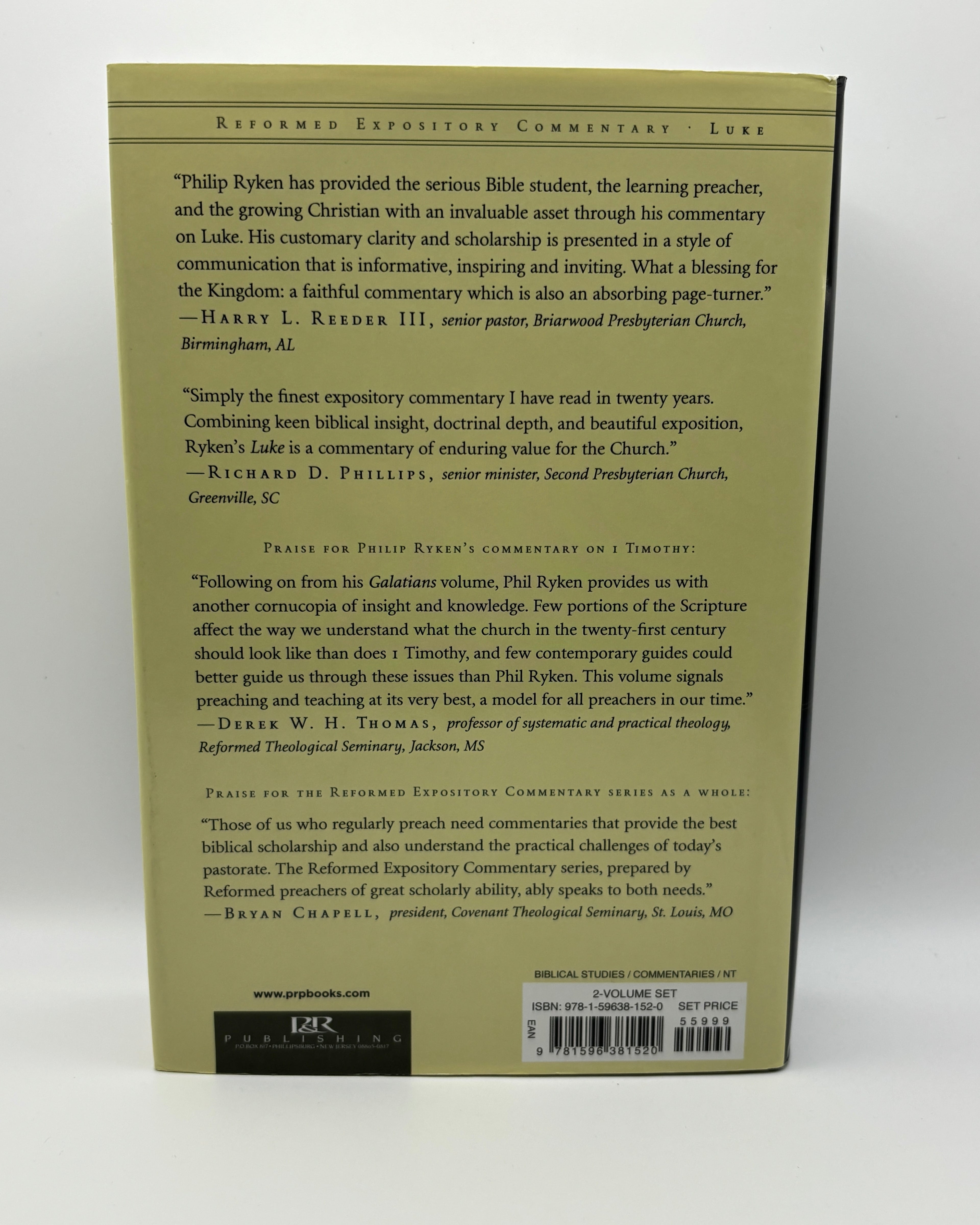 Luke, 2 Vol. Set - Philip Graham Ryken (Used - Good)